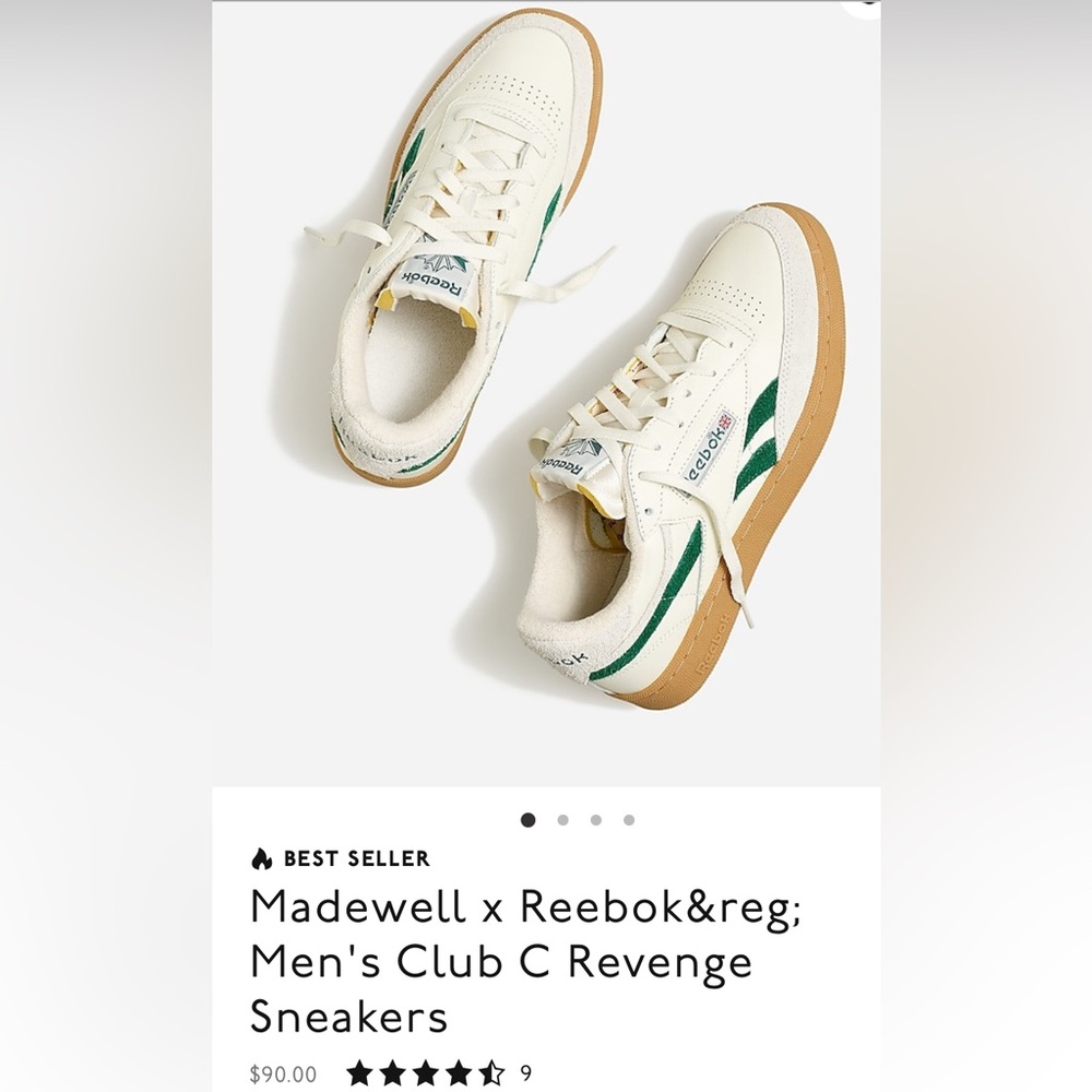 NWT Reebok Club C Revenge Vintage Tennis Shoes